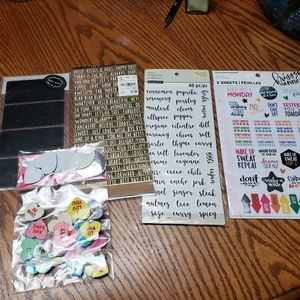 Five Unopened Craft, Kitchen, Planner Stickers